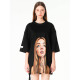 MWM Unisex κοντομάνικη μπλούζα Faces Print Oversize T-Shirt